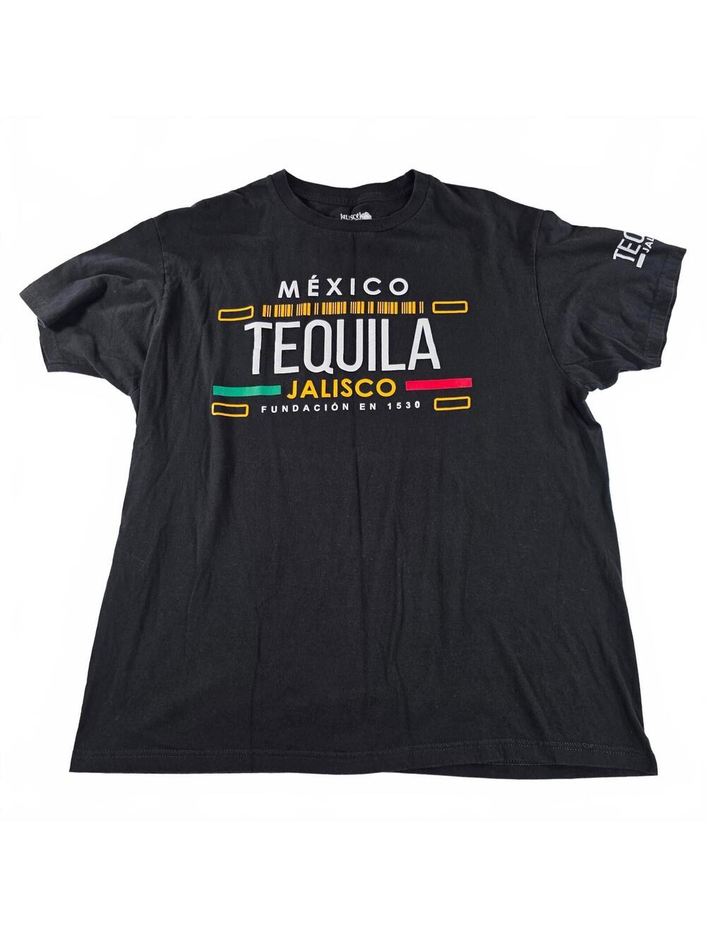 Jalisco Magico Tequila Jalisco Mexico Black T-Shirt Men XL Streetwear Tee NWOT